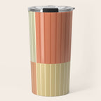 Color Block Line Abstract XLVII Travel Mug Gallery Image 1