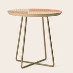 Color Block Line Abstract XLVII Side Table Gallery Image 1