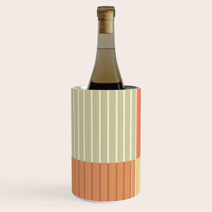 Color Block Line Abstract XLVII Wine Chiller Gallery Image 2