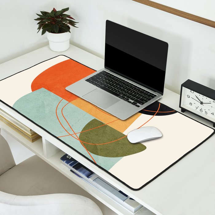 Abstract Shapes 16 Desk Mat Gallery Image 2