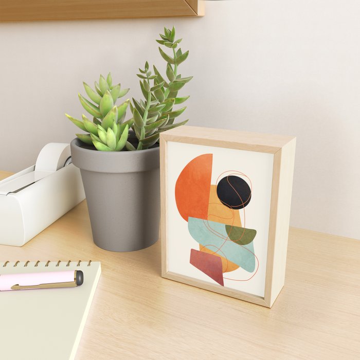 Abstract Shapes 16 Mini Art Print Gallery Image 2