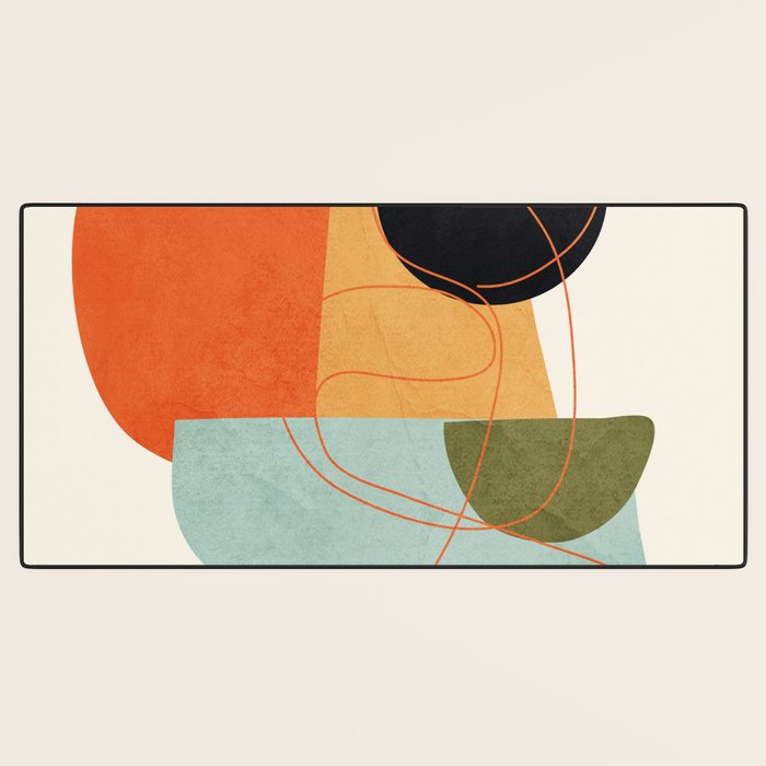 Abstract Shapes 16 Desk Mat Gallery Image 3