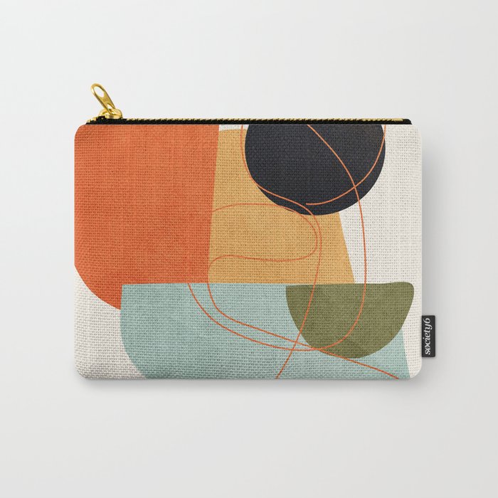 Abstract Shapes 16 Carry All Pouch Gallery Image 1