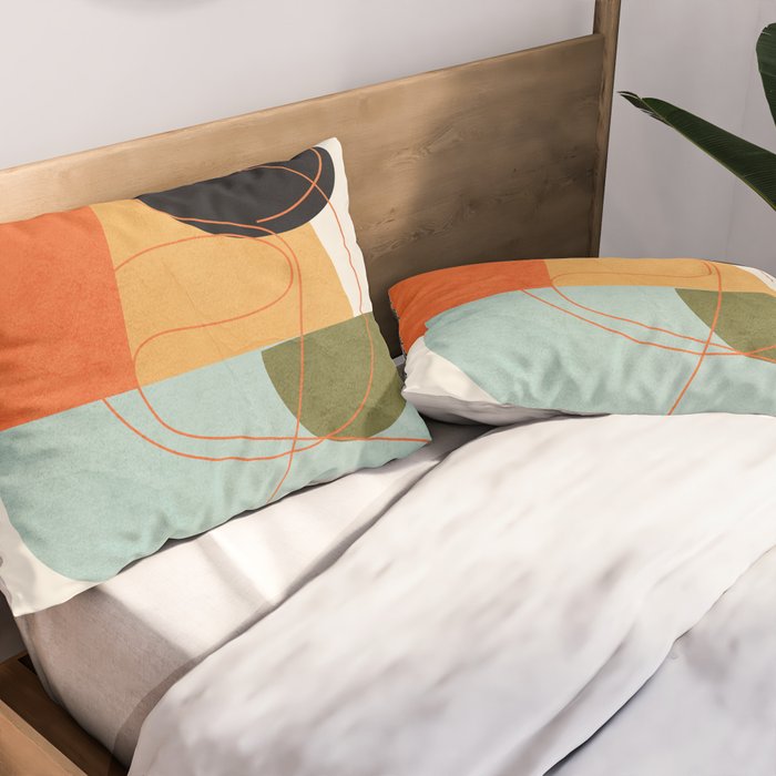 Abstract Shapes 16 Pillow Sham Gallery Image 2
