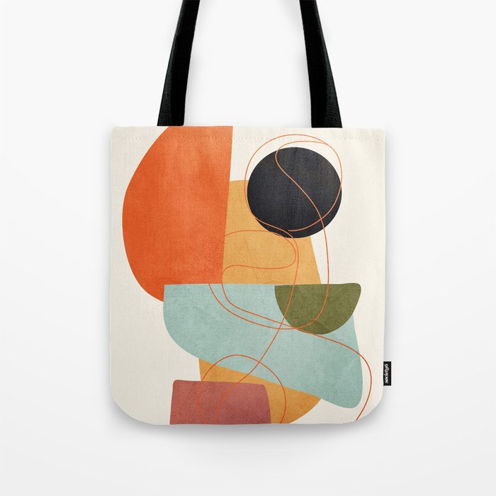 Abstract Shapes 16 Tote Bag Gallery Image 1