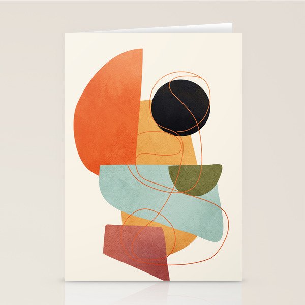 Abstract Shapes 16 Stationery Card Gallery Image 2