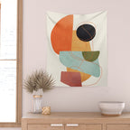 Abstract Shapes 16 Wall Tapestry Gallery Image 2