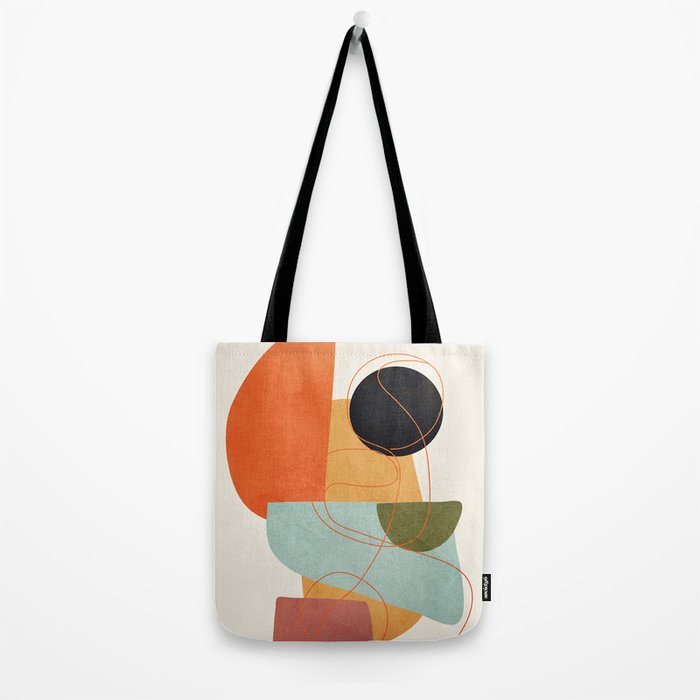 Abstract Shapes 16 Tote Bag Gallery Image 2