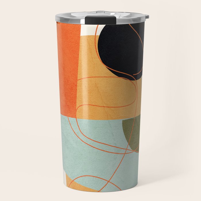 Abstract Shapes 16 Travel Mug Gallery Image 1