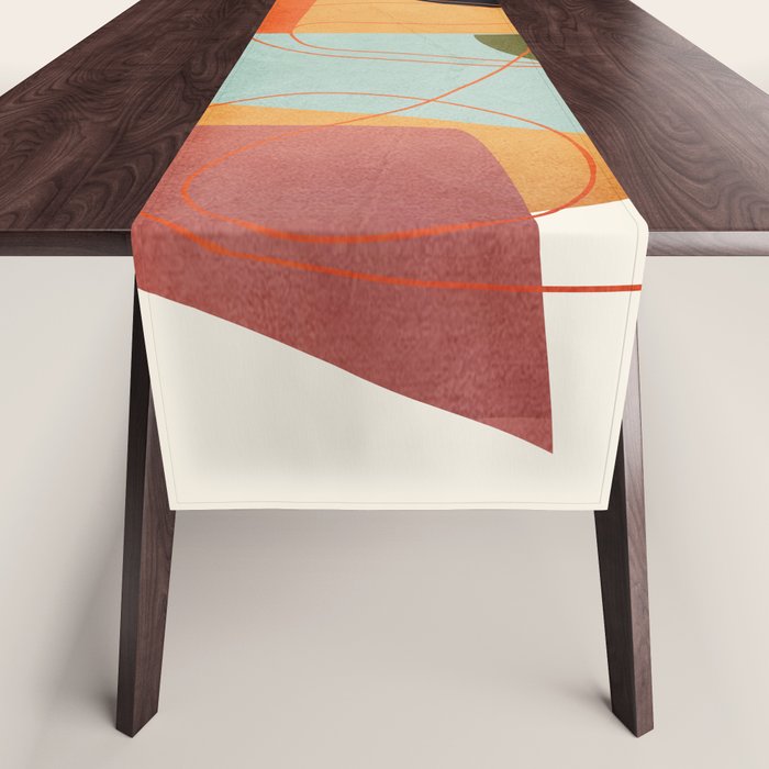 Abstract Shapes 16 Table Runner Gallery Image 1