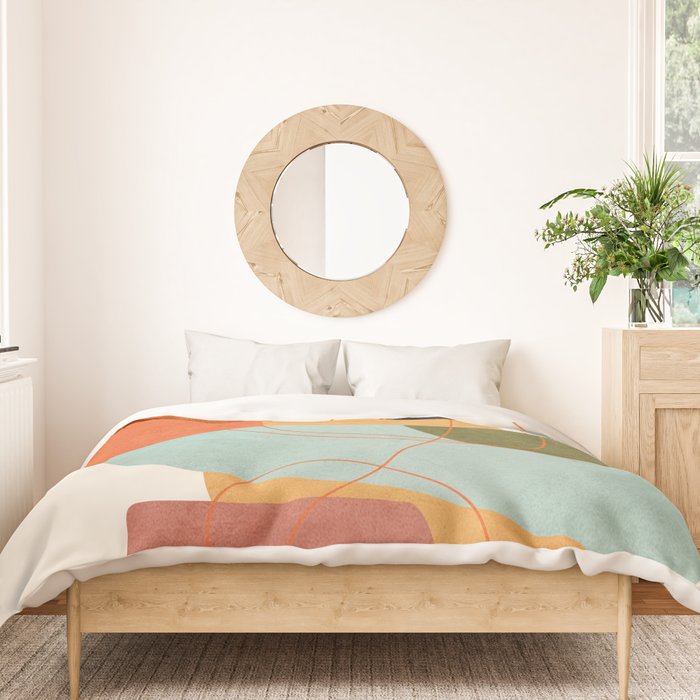 Abstract Shapes 16 Duvet Cover Gallery Image 3