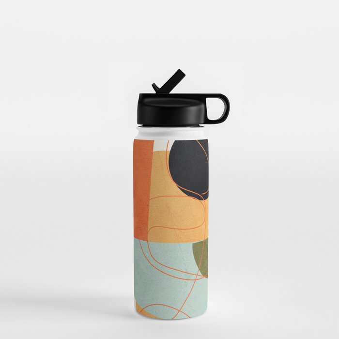 Abstract Shapes 16 Water Bottle Gallery Image 1
