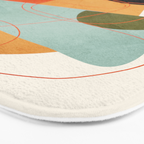 Abstract Shapes 16 Bath Mat Gallery Image 3