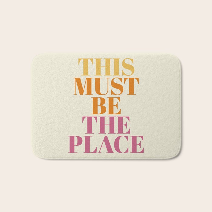 This Must Be The Place Bath Mat Gallery Image 1