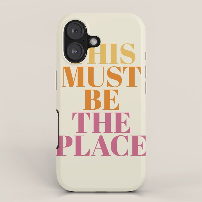 This Must Be The Place iPhone Case Gallery Image 1