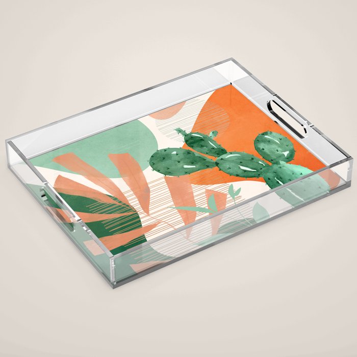 Cactus Garden 1 Acrylic Tray Gallery Image 1
