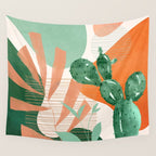 Cactus Garden 1 Wall Tapestry Gallery Image 4
