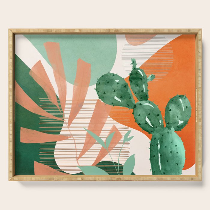 Cactus Garden 1 Serving Tray Gallery Image 1