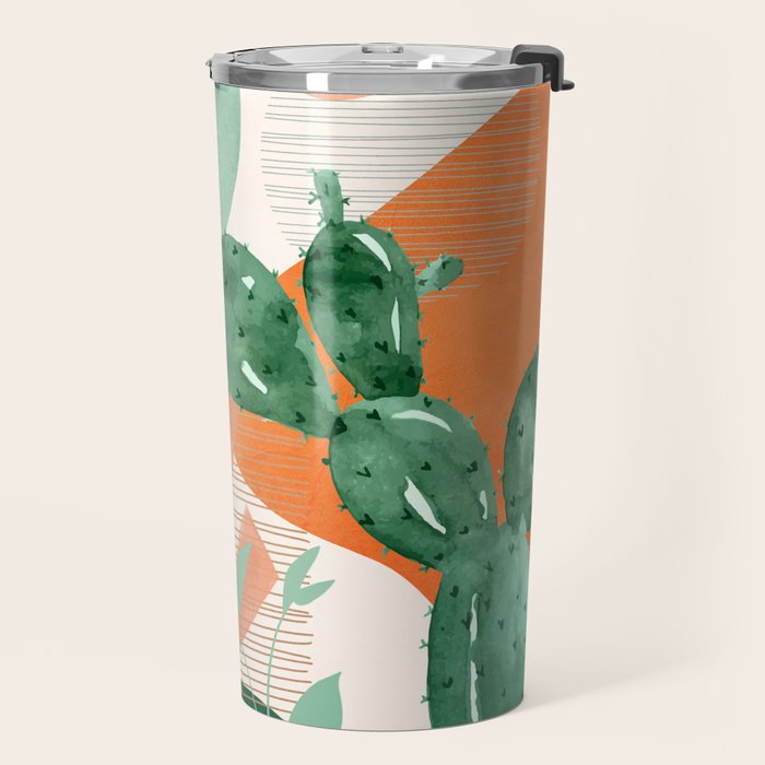 Cactus Garden 1 Travel Mug Gallery Image 2