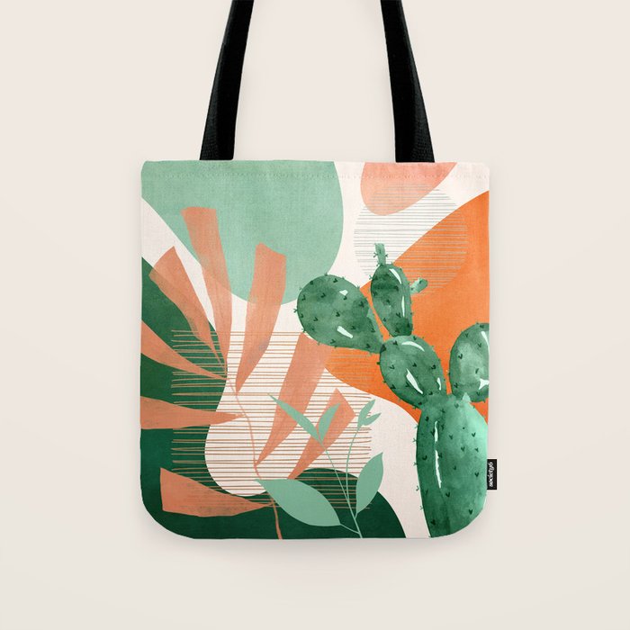 Cactus Garden 1 Tote Bag Gallery Image 1