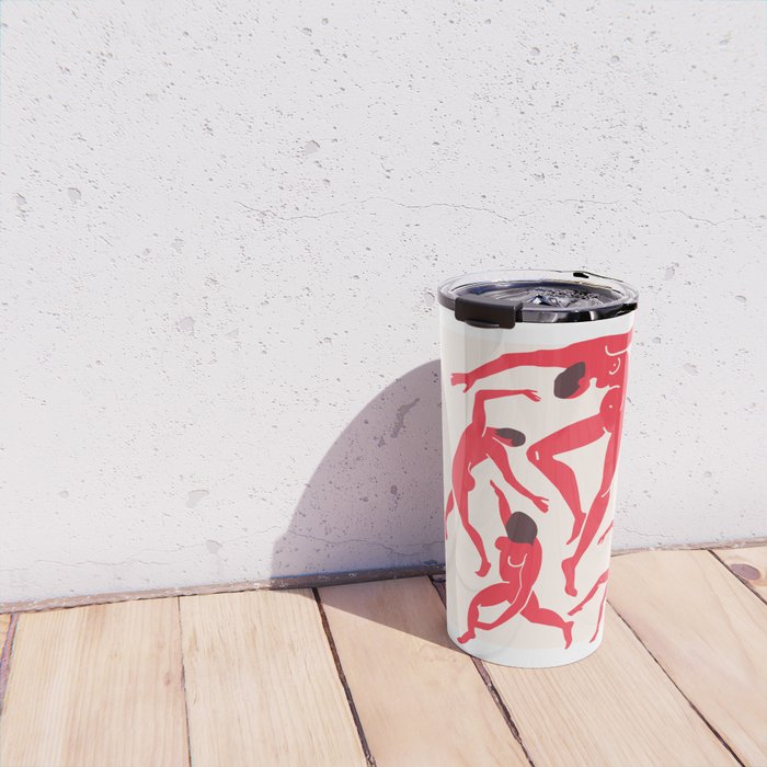 The Dance 3 | Henri Matisse - La Danse | Scarlet Red Edition Travel Mug Gallery Image 4