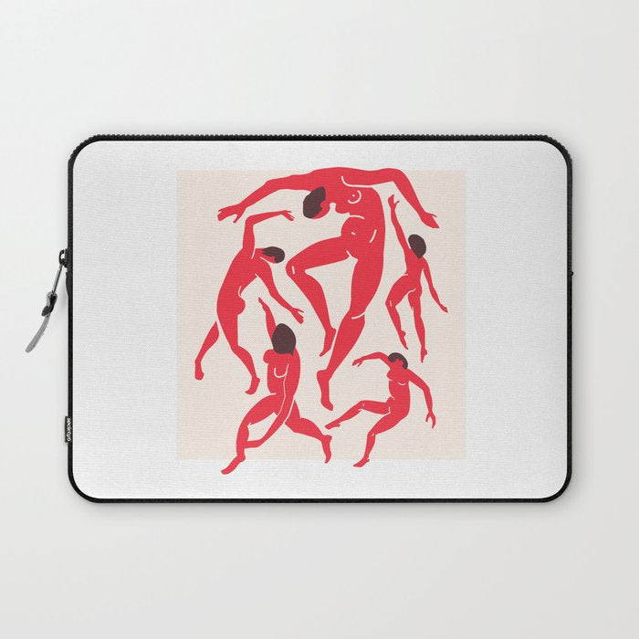 The Dance 3 | Henri Matisse - La Danse | Scarlet Red Edition Laptop Sleeve Gallery Image 1