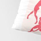 The Dance 3 | Henri Matisse - La Danse | Scarlet Red Edition Pillow Sham Gallery Image 4