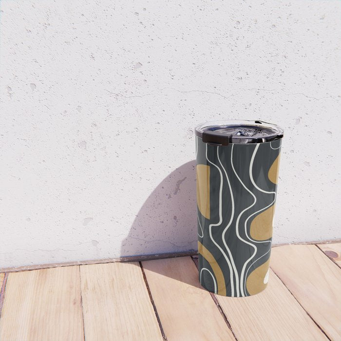 Minimal Abstract Form 2 Travel Mug Gallery Image 4