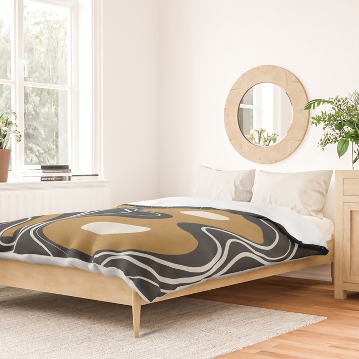 Minimal Abstract Form 2 Duvet Cover Gallery Image 2