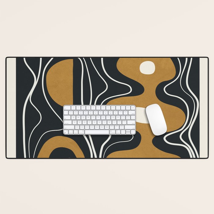 Minimal Abstract Form 2 Desk Mat Gallery Image 1