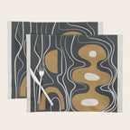 Minimal Abstract Form 2 Placemat Gallery Image 1