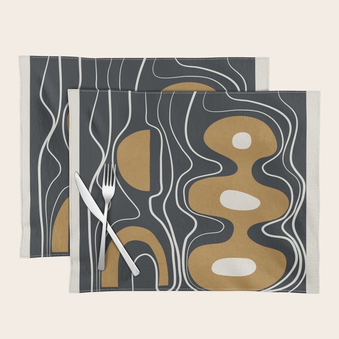 Minimal Abstract Form 2 Placemat Gallery Image 1