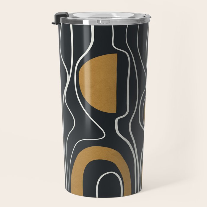 Minimal Abstract Form 2 Travel Mug Gallery Image 3