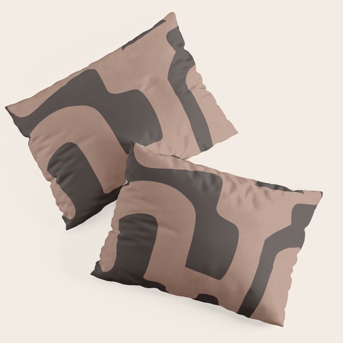 Modern Abstract Minimal Shapes 117a Pillow Sham Gallery Image 3