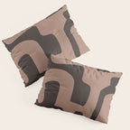 Modern Abstract Minimal Shapes 117a Pillow Sham Gallery Image 3