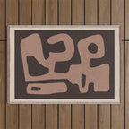 Modern Abstract Minimal Shapes 117a Outdoor Rug Gallery Image 1