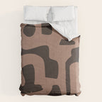Modern Abstract Minimal Shapes 117a Comforter Gallery Image 6