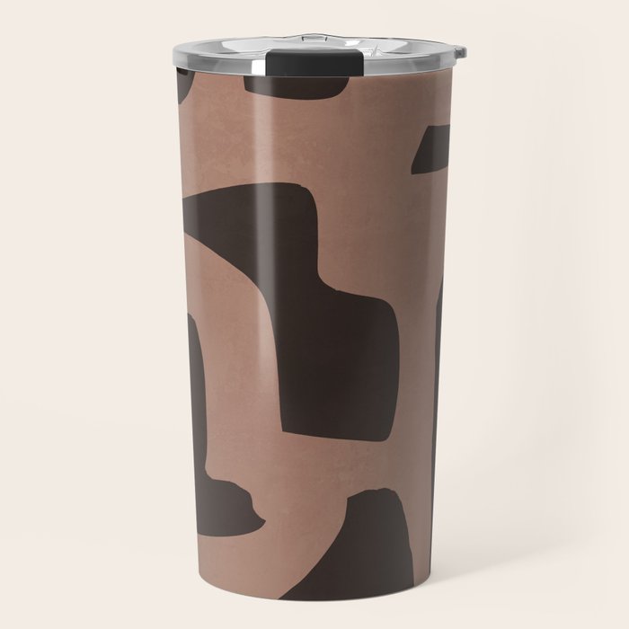 Modern Abstract Minimal Shapes 117a Travel Mug Gallery Image 1
