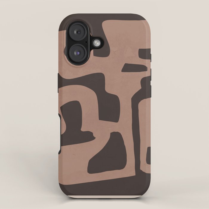 Modern Abstract Minimal Shapes 117a iPhone Case Gallery Image 1