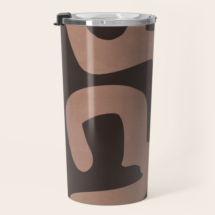 Modern Abstract Minimal Shapes 117a Travel Mug Gallery Image 3