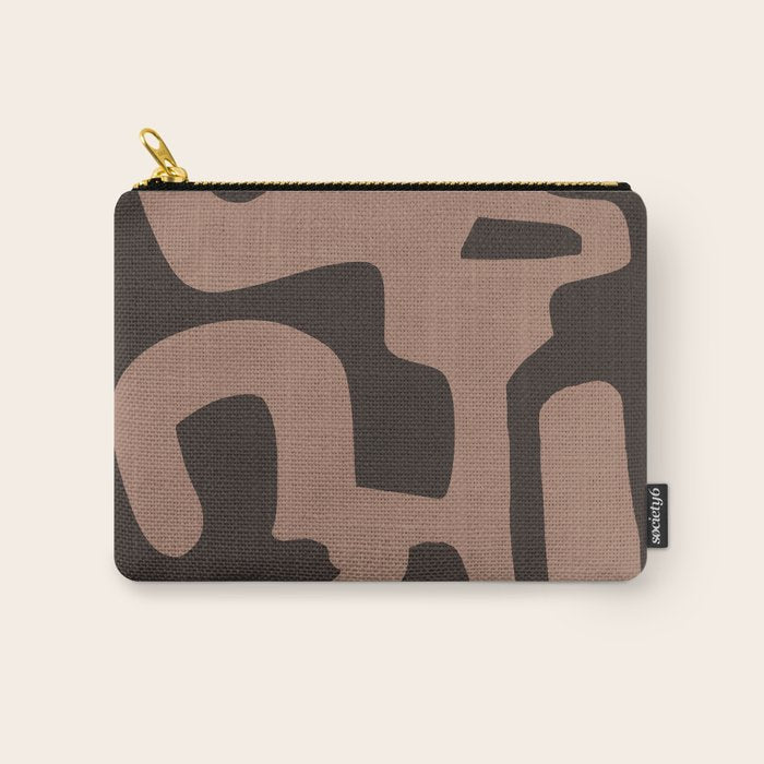 Modern Abstract Minimal Shapes 117a Carry All Pouch Gallery Image 1