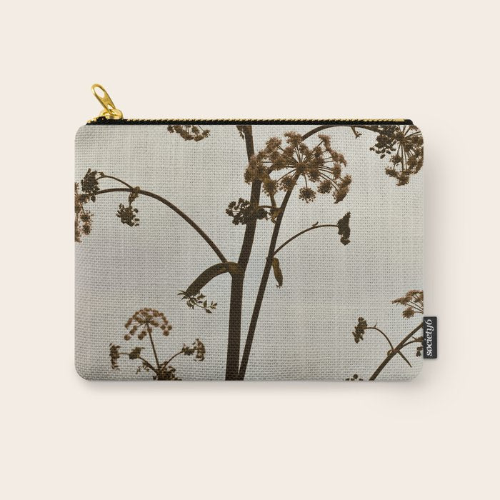 Pirouette x wildflower botanical photograph Carry All Pouch Gallery Image 1