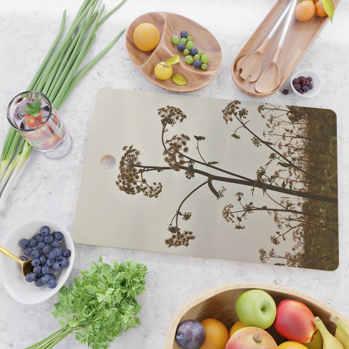 Pirouette x wildflower botanical photograph Cutting Board Gallery Image 2