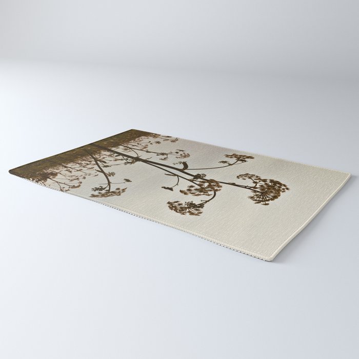 Pirouette x wildflower botanical photograph Rug Gallery Image 3