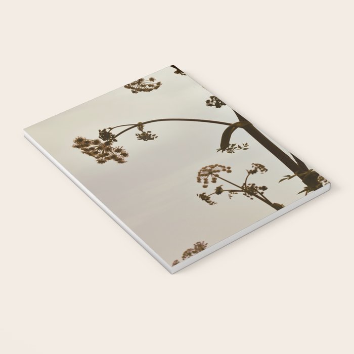 Pirouette x wildflower botanical photograph Notebook Gallery Image 3