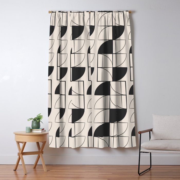 Lines in Motion 9 Window Curtain Gallery Image 1