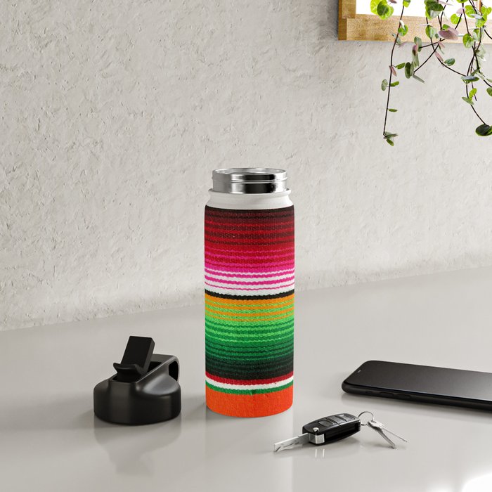BEAUTIFUL MEXICAN SERAPE Water Bottle Gallery Image 5