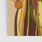 70s, Orange California poppies, mid century, 70s retro, flowers Poster Gallery Image 3