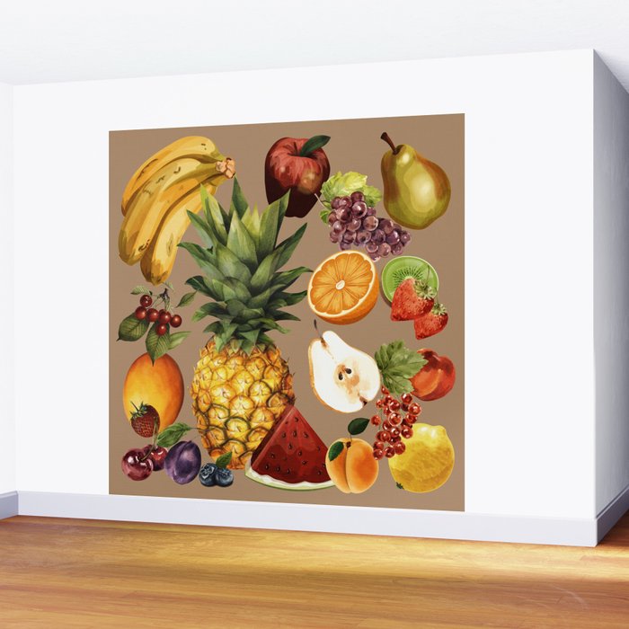 Fruits Botanical Art 2 Wall Mural Gallery Image 2