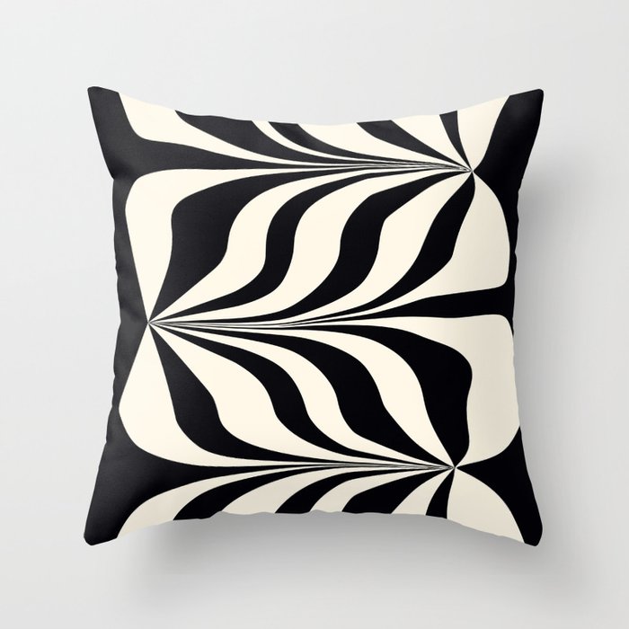 High Contrast #2 - Modern Art Print Throw Pillow Gallery Image 6